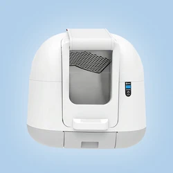 PETJC – bac à litière autonettoyante pour chats, bac fermé Anti sable, toilettes pour chats, application intelligente automatique, télécommande, grande maison pour chats 