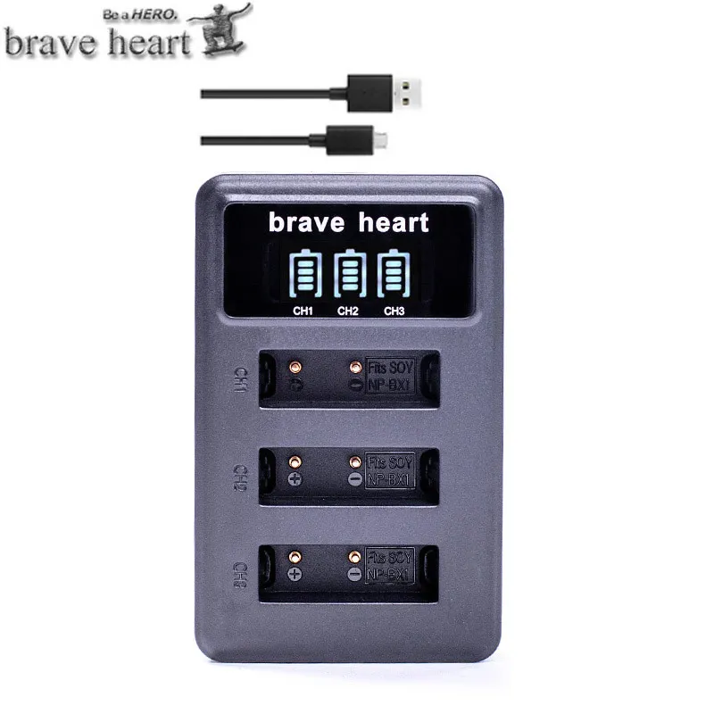 3x bateria NP BX1 NP-BX1 батареи npbx1+ 3 лота USB зарядное устройство для sony HDR-AS100v AS30 AS15 HX400 WX350 RX1 RX100 RX100iii M3 AS100V