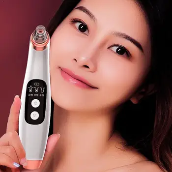 

USB Rechargeable Blackhead Remover Face Nose Deep Cleaner Pore Zone Tool Removal Suction Skin T Vacuum Acne Pimple Clean J2V5