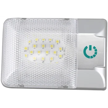 

24Leds Interior Single Dome Ceiling Lights, Dc 12-24V Ceiling Light, Adjustable Led Rv Interior Lighting For Rv Boat Camper Trai