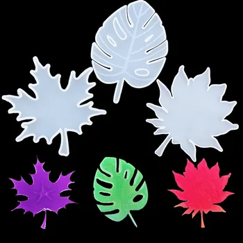 

Maple Leaf Shape Silicone Molds Epoxy Resin Coasters 1PCS Casting Molds For DIY Jewelry Making Accessories Epoxy Art Supplies