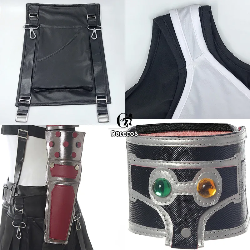 Косплей костюм ROLECOS из игры FF7 ремейк Tifa женская сексуальная форма Lockhart для