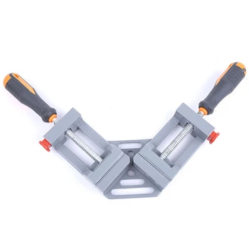 

Double Handle Corner Clamp 90 Degree Quick Release Corner Clamp for Welding Woodworking Photo Framing Clamp