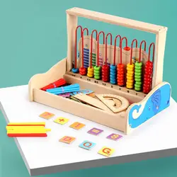 Десять строк граф Сюэ Си Тай коробка для обучения детей деревянный многофункциональный Начальная школа Математика Abacus сложение и Subtractio