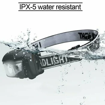 

Headlamp Head Lamp Waterproof LED Flashlight Headlight Torch Outdoor Riding Light lampe frontale J8 #3