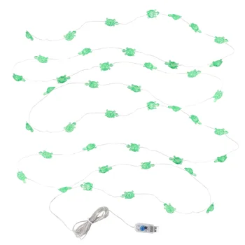 

1 Pc Light String USB Powered Tortoise Shape Home Lamp Hanging Light String Decorative Lamp for Holiday Christmas Festival