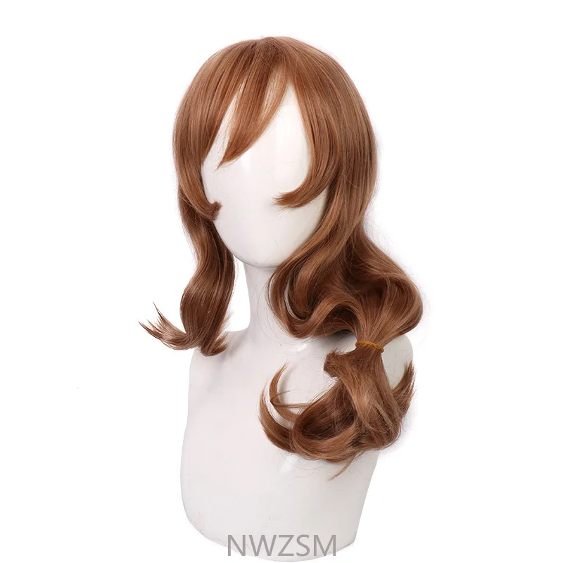 

Game Genshin Impact Lisa Brown Long Wig Cosplay Costume Heat Resistant Synthetic Hair Women Carnival Party Role Play Wigs
