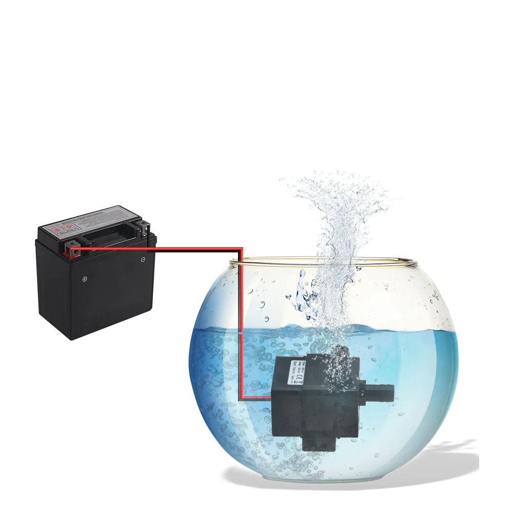 Водонепроницаемый Бесщеточный насос DC12V 3 6 Вт 240л/ч мини водяной расход фонтана