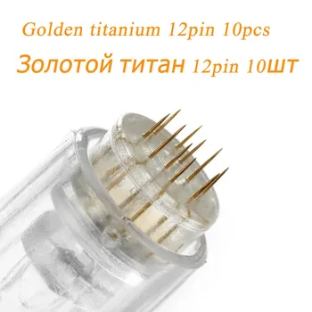 

10pcs 9 12 36 Pin Titanium Nano Bayonet Port Derma Pen Needle Cartridge Needle Tips Electric Auto Microblad Derma Pen Needle Tip