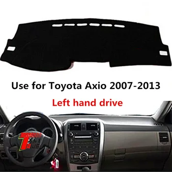 

TAIJS left hand drive car dashboard protective cover for Toyota Corolla Axio Auto dashboard mat pad for Toyota Axio 2007-2013
