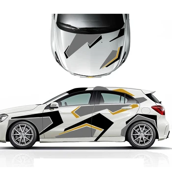 

3pcs/set Car Side Stickers for Citroen C4 C5 Aircross C3 C4 Picasso C3-XR Car Whole Body Engine Vinyl Film Decals Accessories