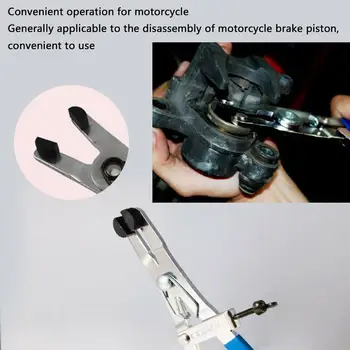 

Motorcycle Repair Tool Pliers Universal Brake Piston Tool Pliers Self-locking Motorcycle Accessories Removal Motorbike Mech A0W3
