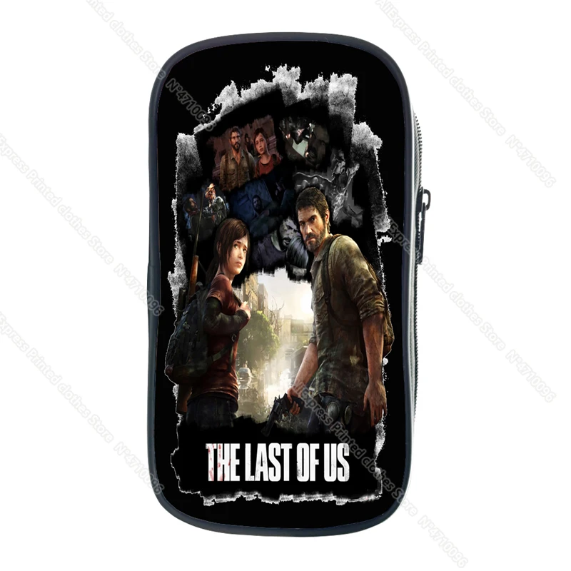 New Game The Last of Us 2 Pencil Case School Supplies for Kids Stationery 3D Print Storage Pouch Cosmetic Cases Makeup Box Bags