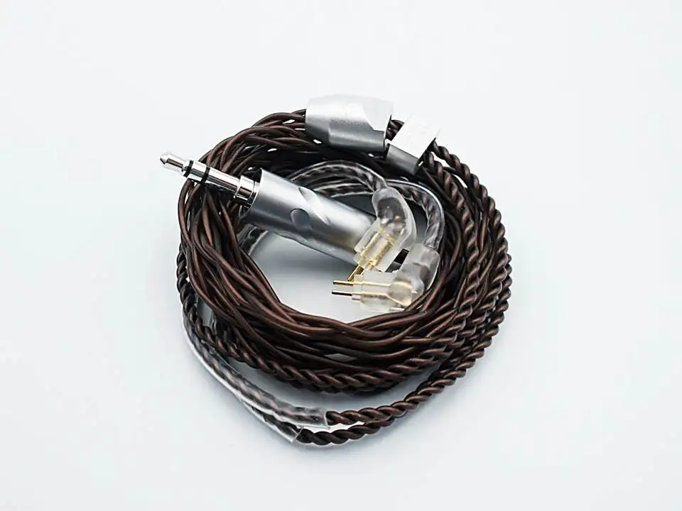 Бесстрашный аудио 2Pin 0,78 мм HiFI OCC наушники IEM кабель(3,5 мм аудио/4,4 мм/2,5 мм сбалансированный