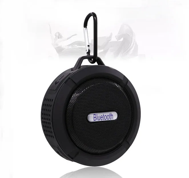 Черный Мини Bluetooth динамик портативный водонепроницаемый карты динамик s беспроводной стерео Поддержка детей Открытый TF bluetooth колонка - Цвет: Черный