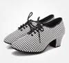 Ballroom Latin Dance Shoes For Women Genuine Leather Split Soles Teacher's Shoe Ladies Salsa Chacha Waltz Tango Dance Shoe Pink 3