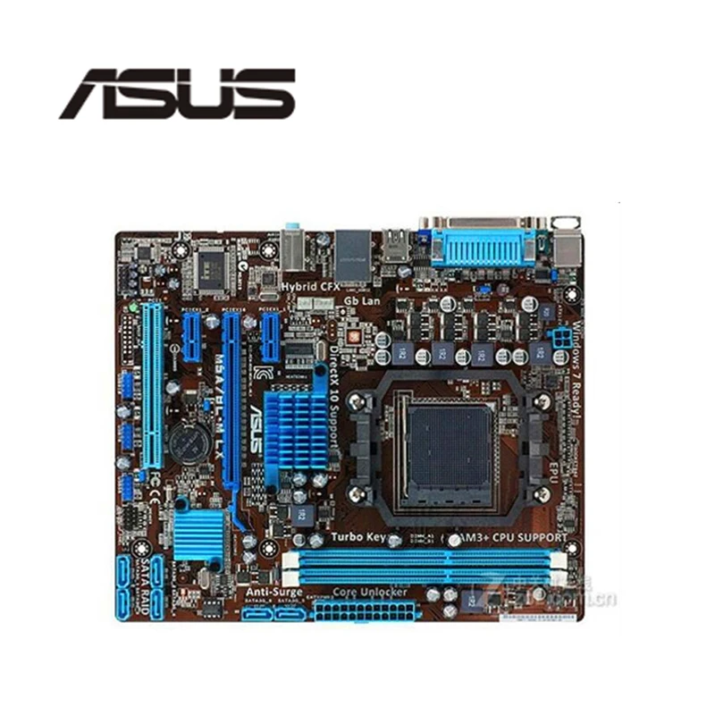 For ASUS M5A78L-M LX Motherboard Socket AM3+ DDR3 AMD 760G M5A97 970M FX Original Desktop Mainboard M5A78 Used | Компьютеры и офис