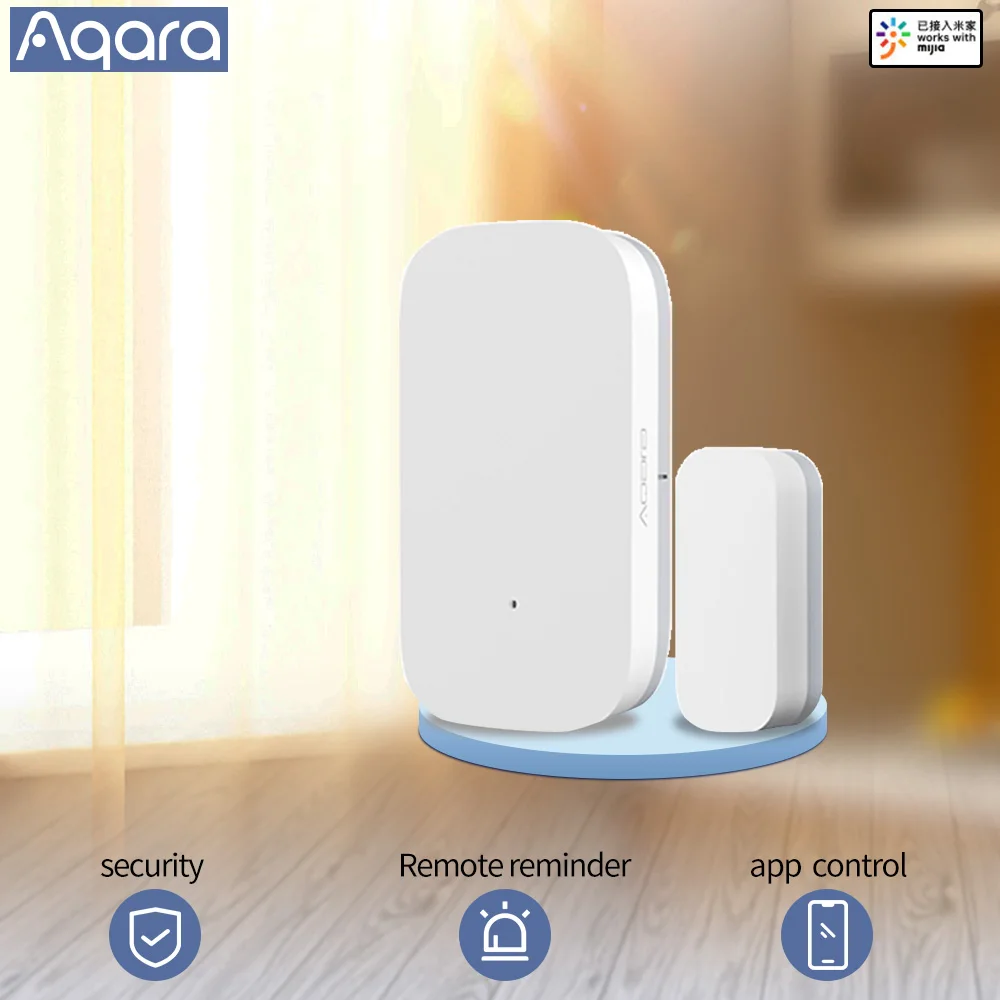 Умный датчик для окон и дверей Aqara Zigbee сигнализация MihomeAPP беспроводной комплект