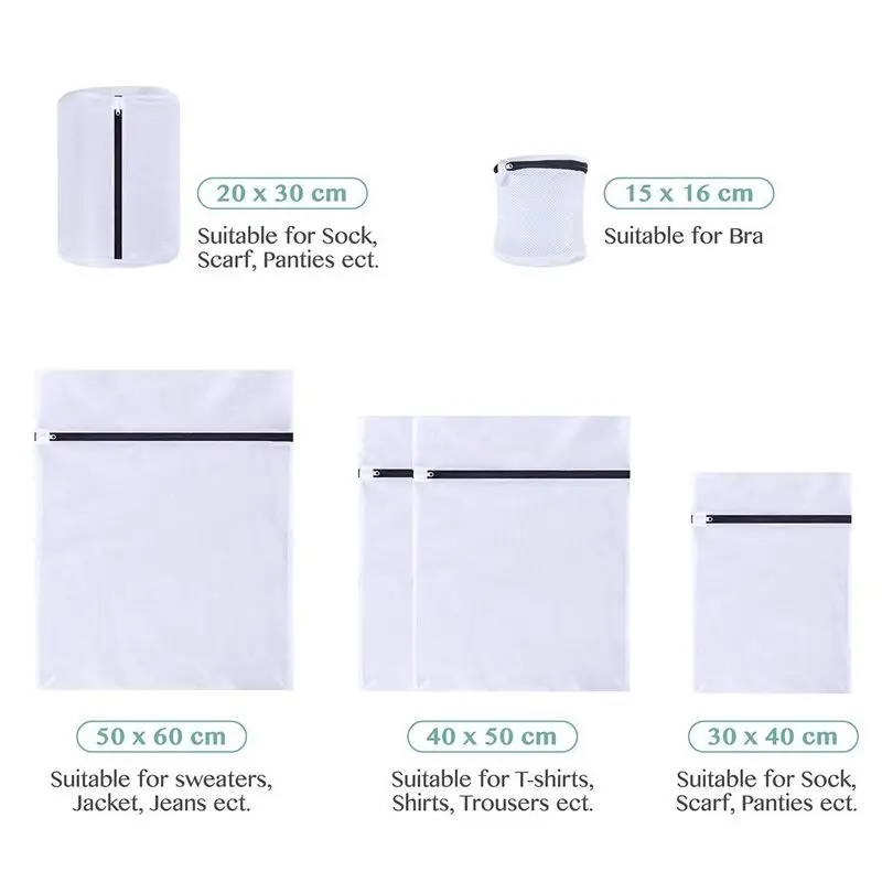  Hot Sale Wash Bags Durable Mesh Wash Bags for Machine Wash Delicats Underwear Socks Bras and Shoes 