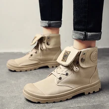 Мужская парусиновая обувь с высоким берцем; износостойкие повседневные парусиновые кроссовки для отдыха; Спортивная Обувь На Шнуровке Для Бега; крутые ботильоны