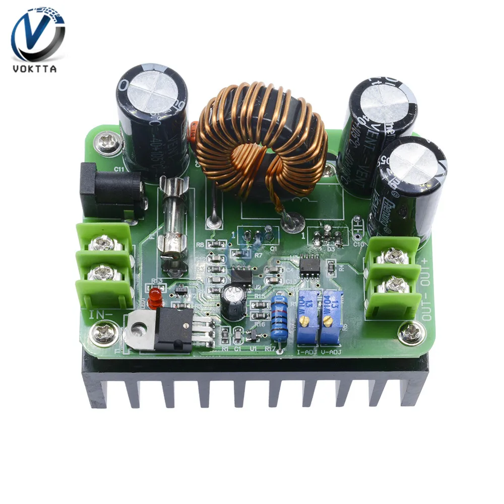 600W DC-DC 10 V-60 V-12 V-80 V импульсный Повышающий Модуль солнечных батарей Тетрадь высокое Мощность шаг-Up преобразователь усилитель
