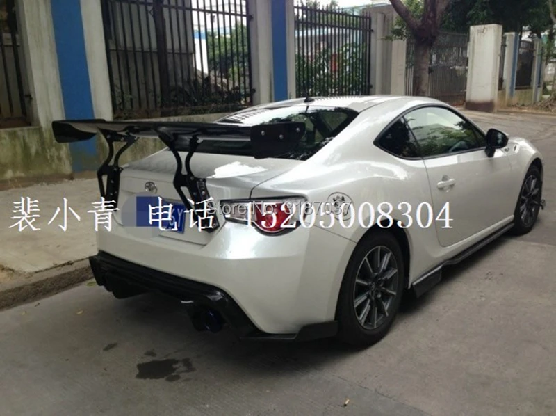 Для Subaru BRZ Toyota 86 GT86 2012- карбоновый задний спойлер на крыло, крышу багажника для губ
