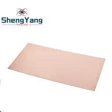 100x200x1,5 мм односторонняя медная плакированная пластина печатная плата Fr4 Ламинат