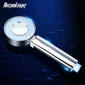

Double Sided Dual Function Handheld Shower Head High Pressure Atomized Rain Beauty Water Saving Round ABS Bathroom Accessories