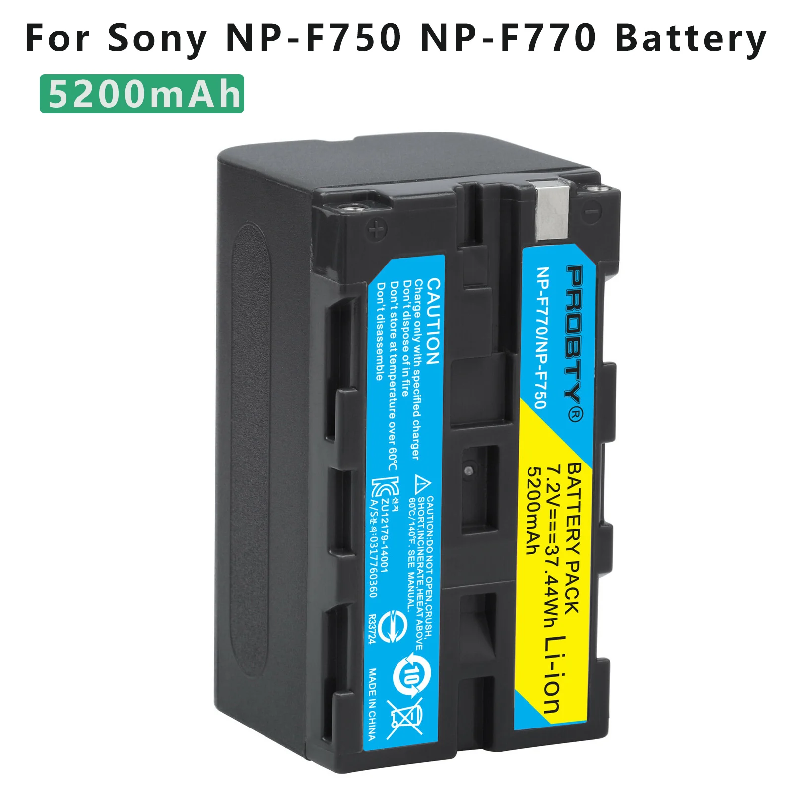 Bateria para Sony Plm100 Ccd-trv35 Mvc-fd91 Mc1500c 3200mah 5200mah 7800mah Np-f550 Np-f770 Np-f970 Npf960 Npf970 - Image 2