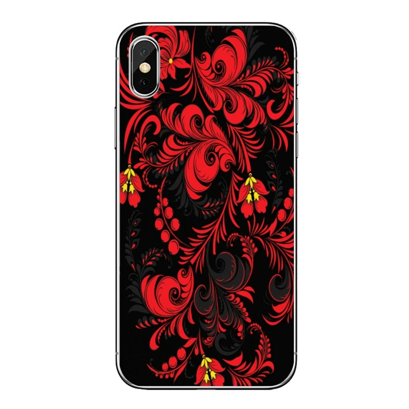 Хохлома с цветочным рисунком в этническом стиле для samsung Galaxy A10 A30 A40 A50 A60 A70 A6s A8 A9s J4 J6 Prime Plus чехол - Цвет: khokhloma-A-15
