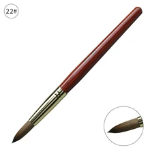 

12 Styles Pure Kolinsky Sable Acrylic Nail Brush UV Gel Carving Liquid Powder Crystal Pen DIY Nails Art Manicure Tool