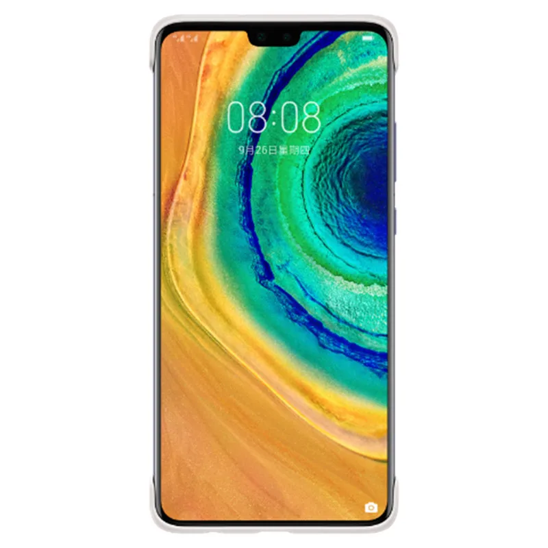 Чехол для HUAWEI mate 30 mate 30 Pro, Официальный чехол с полным покрытием, предотвращает появление отпечатков пальцев, микрофибра, кожа mate 30, задняя крышка