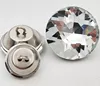 50pcs/lot Crystal Diamante Rhinestone Buttons for Clothes Round Sewing Crystal Sofa Buttons Crafts Home Decor 18/20/25/mm 2
