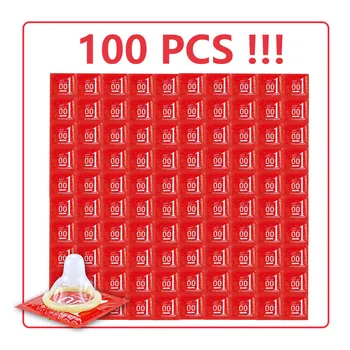 

Wholesale condoms 100pcs Hot Sex Products best Quality Condoms with Full Oil retail Package Condom Safe contraception