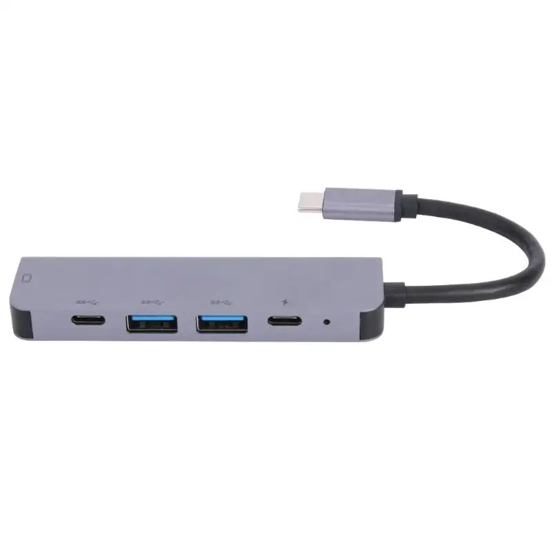 5 в 1 Многофункциональный TYPE-C концентратор USB-C до 4K HDMI USB адаптер для ноутбука
