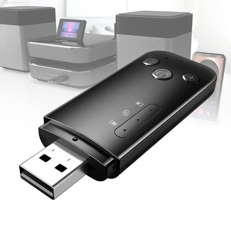 Bluetooth адаптер аудио мини USB AUX FM TF беспроводной приемник передатчик