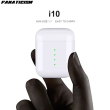 10 шт. i10 TWS размер 1:1 Bluetooth беспроводные наушники бас сенсорный контроль наушники для Android IOS Телефон PK i500 i200 i1000