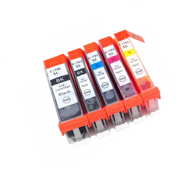 PGI 750 PGI750 CLI 751 чернильные картриджи для PIXMA MG6370 MG7170 IP8770 MG 6370 7170 IP 8770|Чернильные