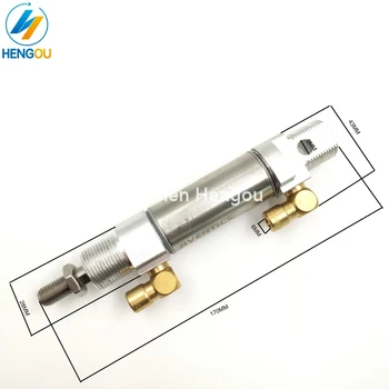 

Free shipping offset SM102 CD102 machine 00.580.1514 Water roller cylinder 87.334.010 copper head pneumatic cylinder