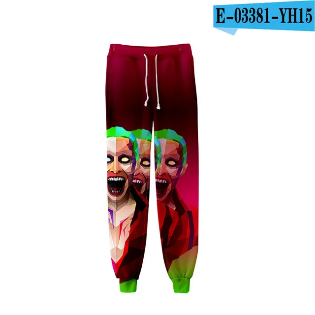 3d-363 HAHA Joker 3D печатные спортивные штаны на Хэллоуин с принтом сумасшедшей улыбки повседневные штаны для бега теплые спортивные штаны уличная Мужская/Женская Брюки - Цвет: 3d-363
