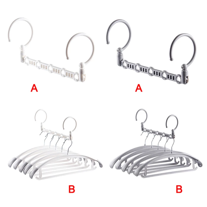 Пластиковая Волшебная вешалка для шкафа, шкафа, бара, одежды, пальто, органайзер, экономия пространства, для ванной комнаты, MJJ88