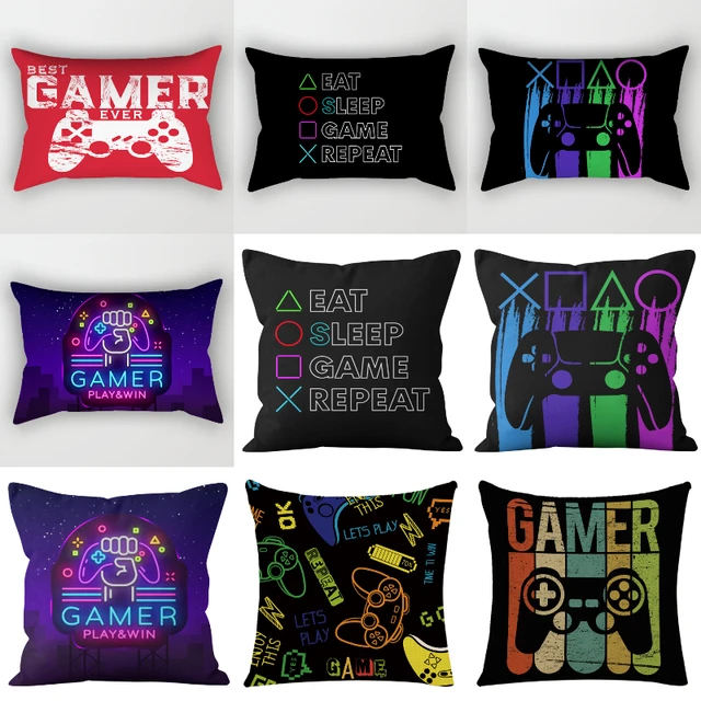 Throw Pillow Throw Pillow Cover, Decorative Pillows Gamers