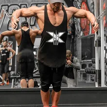 Muscle Dr. Brothers Европа и Америка Чистый хлопок здоровая красота жилет Мужская Спортивная повседневная футболка без рукавов Базовая рубашка