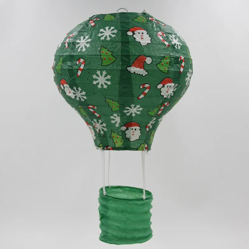 1" 30 см Радужный воздушный шар бумажный фонарь СВАДЕБНЫЙ День Святого Валентина Декор Детская спальня Висячие товары для дня рождения - Color: green snow