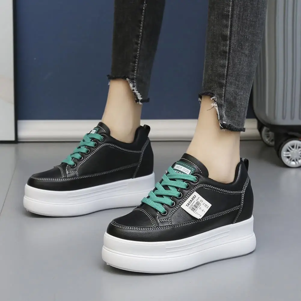 

SARAIRIS New Female Fashion Shallow Spring Autumn Sneakers 2020 Casual Sneakers Women Flat Platform Lace Up Shoes Woman