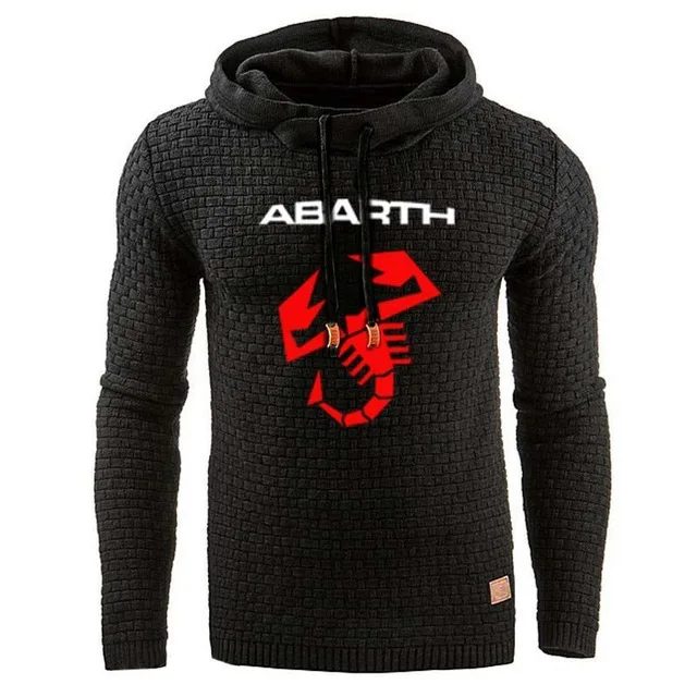Толстовки мужские на автомобиль ABARTH логотип печати Толстовка весна осень мужские толстовки спортивная хип хоп harajuku Повседневная Толстовка спортивный костюм D - Цвет: as picture