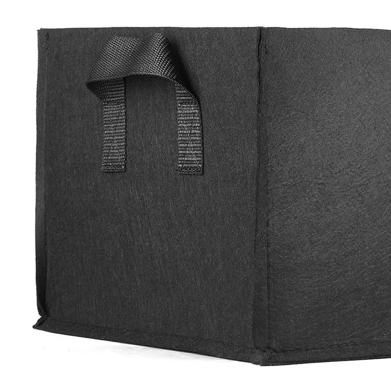 1 pcs Square Felt Garden Flower Grow Bag vegetable Planting Bag Planter Pot Planting Bag Fabric Raised Garden Bag  with Handles