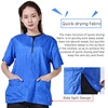 Pet Shop Groomer Waterproof Top Non-stick Hair Dog Bathing Short Sleeve Plus Size Work Clothes Support Custom LOGO G0201 2