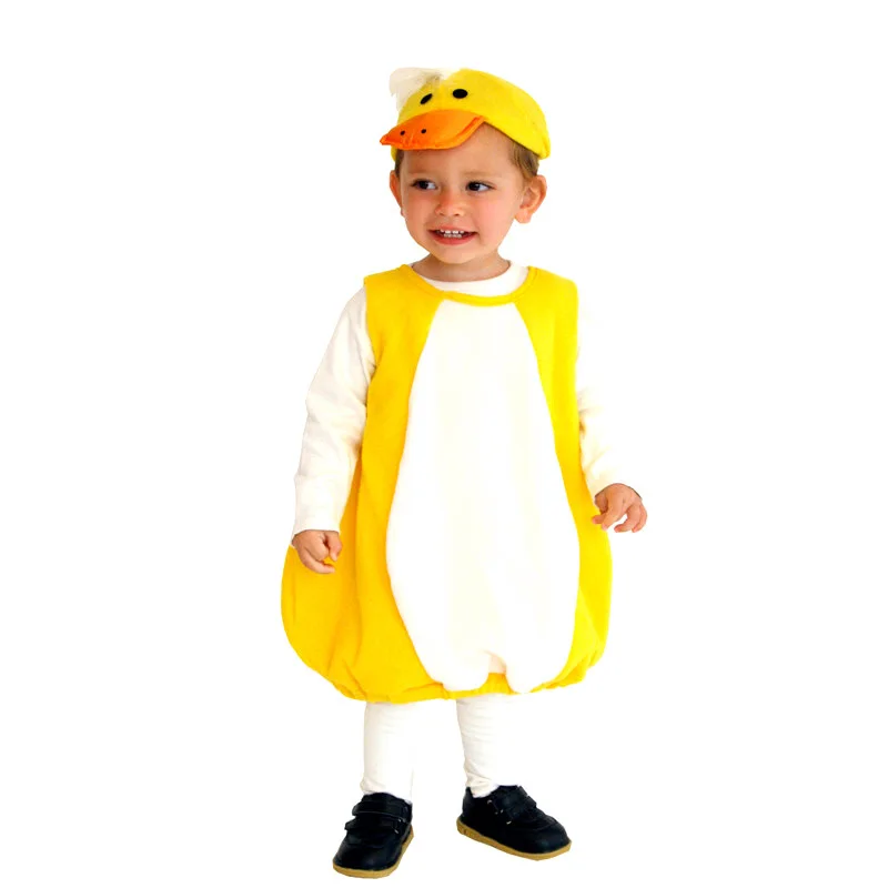 Halloween Carnival Birthday Party Costumes Child Kids Little Yellow Duck Costume Animal Cosplay for Girls Fancy Dress Outfit Halloween Carnival Birthday Party Costumes Child Kids Little Yellow Duck Costume Animal Cosplay for Girls Fancy Dress Outfit