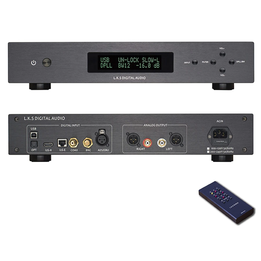 R-008 k.s MH-DA004 флагманская двойная ES9038pro DAC USB DSD фемто-часы XLR PCM и DSD декодирование USB/оптический/I2S/AES EBU